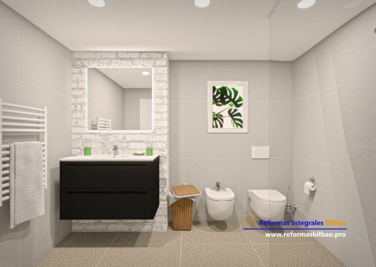 Reforma de algunos baños con ideas sencillas y pintura para
